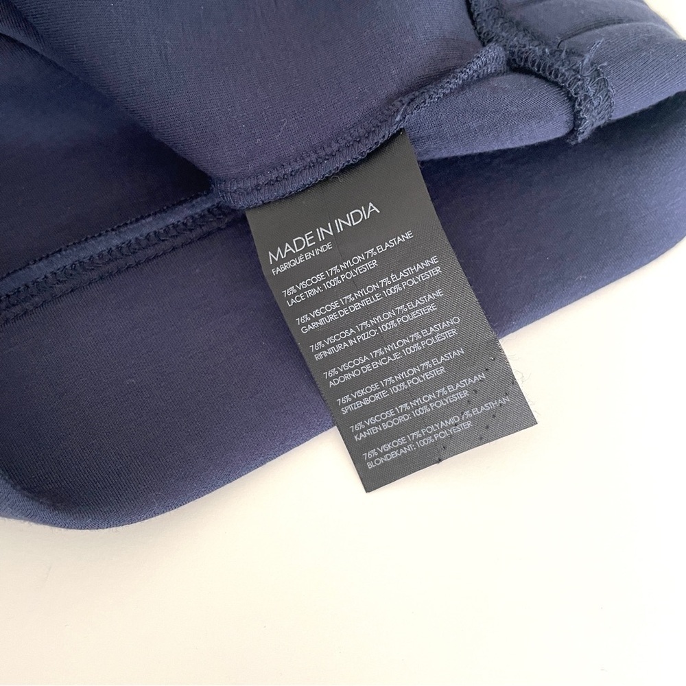 Club Monaco Sweatshirt with Lace Sleeves - Picture 6 of 6